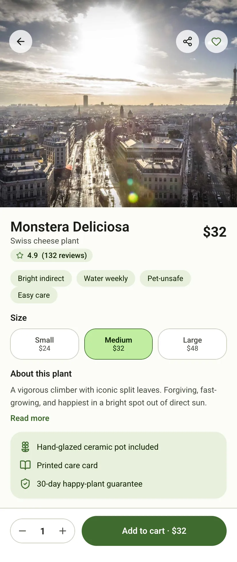 Bloom — Product Page — .gui preview