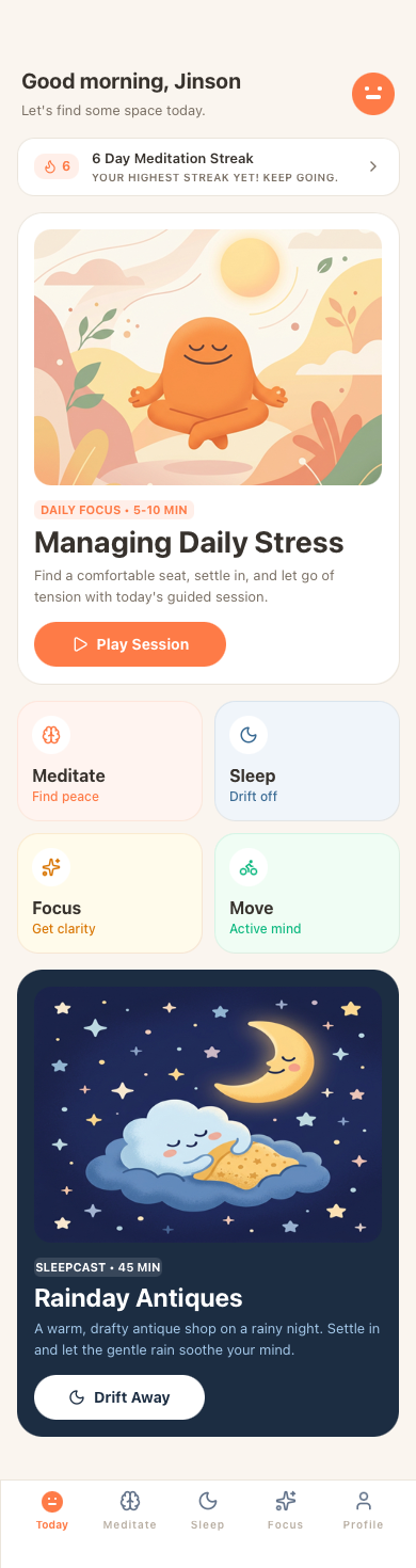 Headspace — Meditation — .gui preview