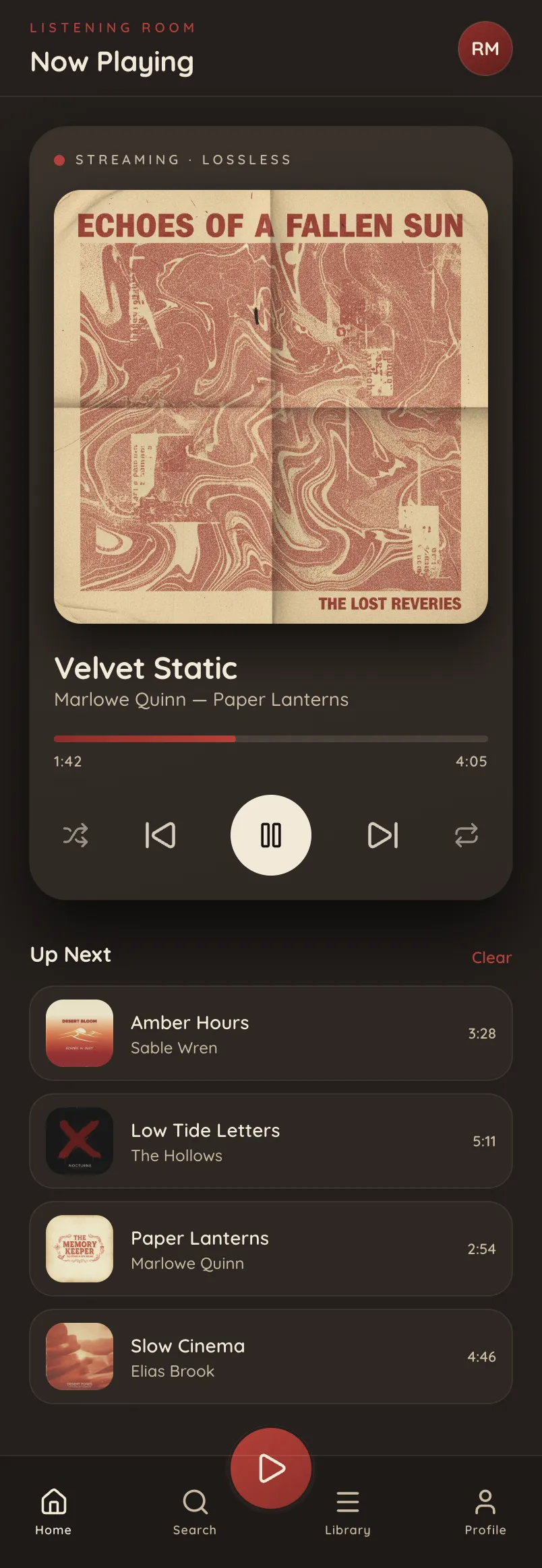 Now Playing — Retro — .gui preview