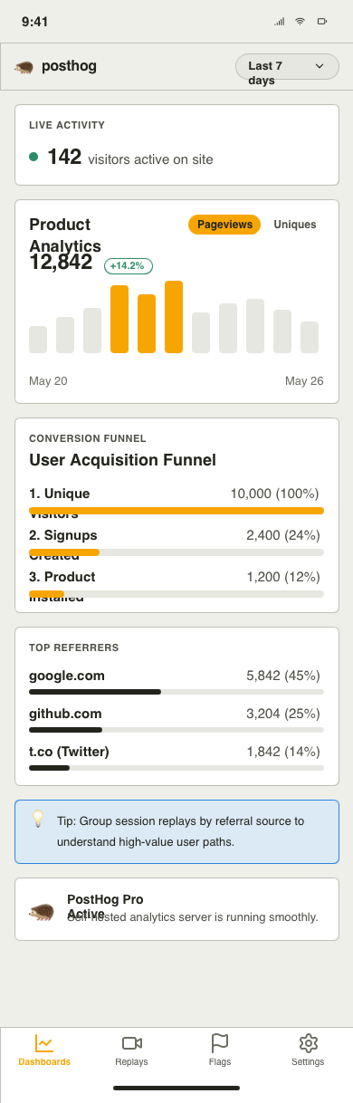PostHog — Mobile Analytics — .gui preview