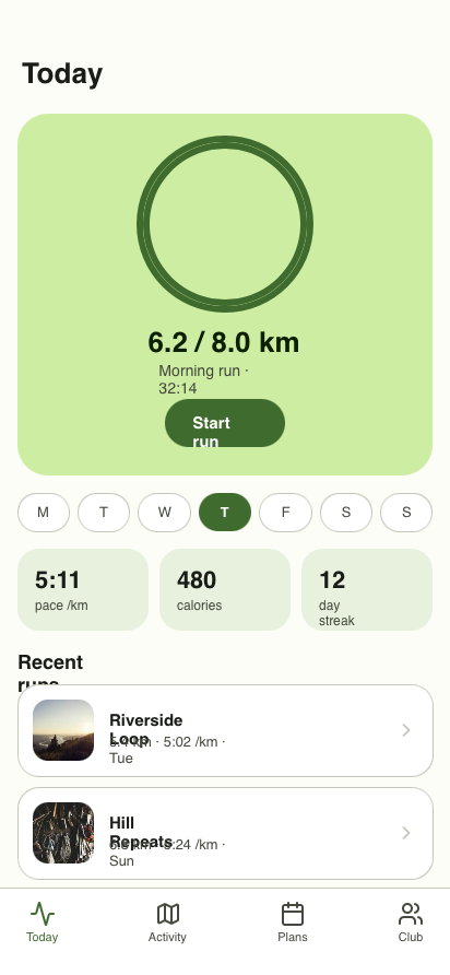 Stride — Today — .gui preview